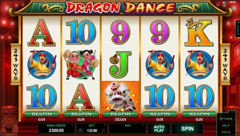 Играть в игровой автомат Dragon Dance