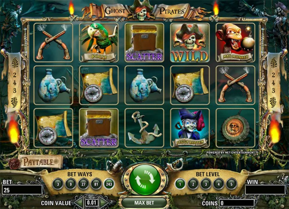 Играть в игровой автомат Ghost Pirates