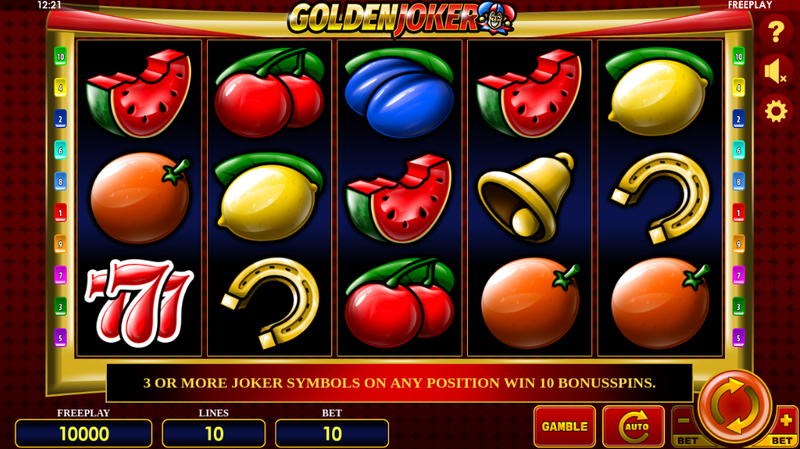 Играть в игровой автомат Golden Joker