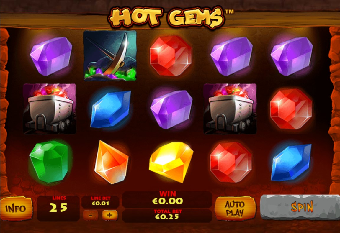 Играть в игровой автомат Hot Gems