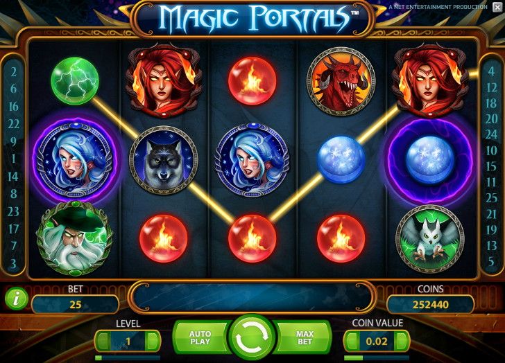 Играть в игровой автомат Magic Portals