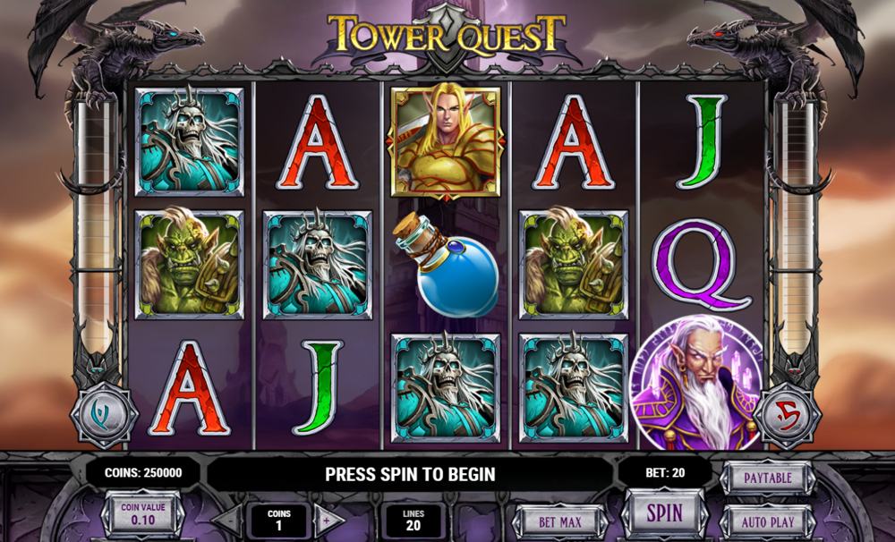 Играть в игровой автомат Tower Quest