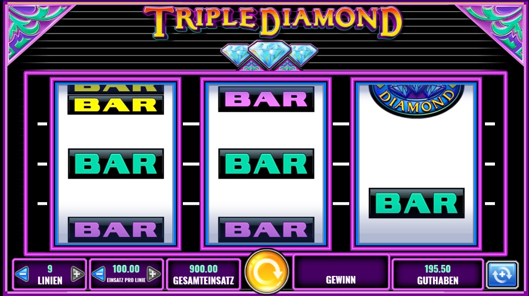 Играть в игровой автомат Triple Diamond
