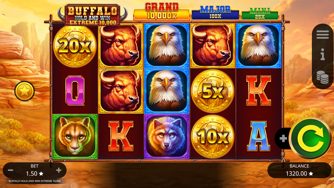 Buffalo Hold and Win Extreme 10,000