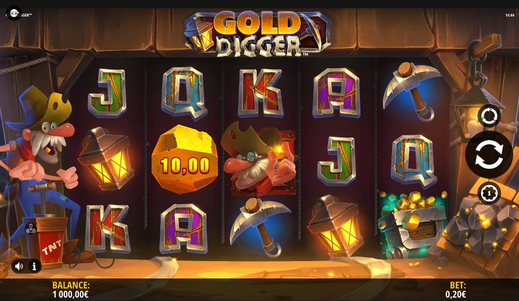 Играть в игровой автомат Gold Digger